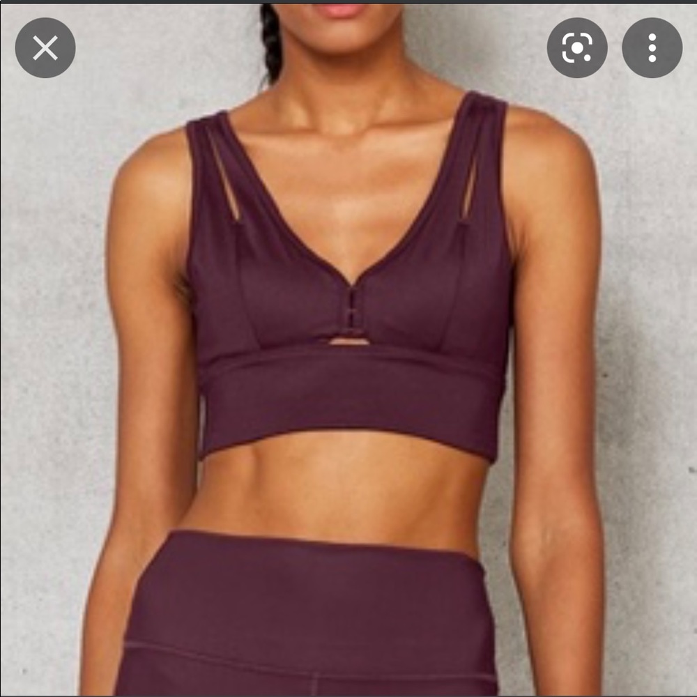 NWOT ALO Yoga Purple Sports Bra